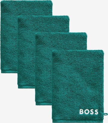 BOSS Washcloth 'PLAIN' in Green: front