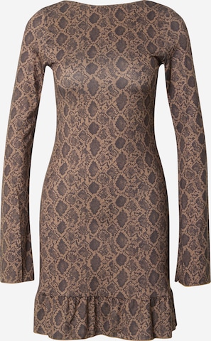 MonkiHaljina - smeđa boja: prednji dio