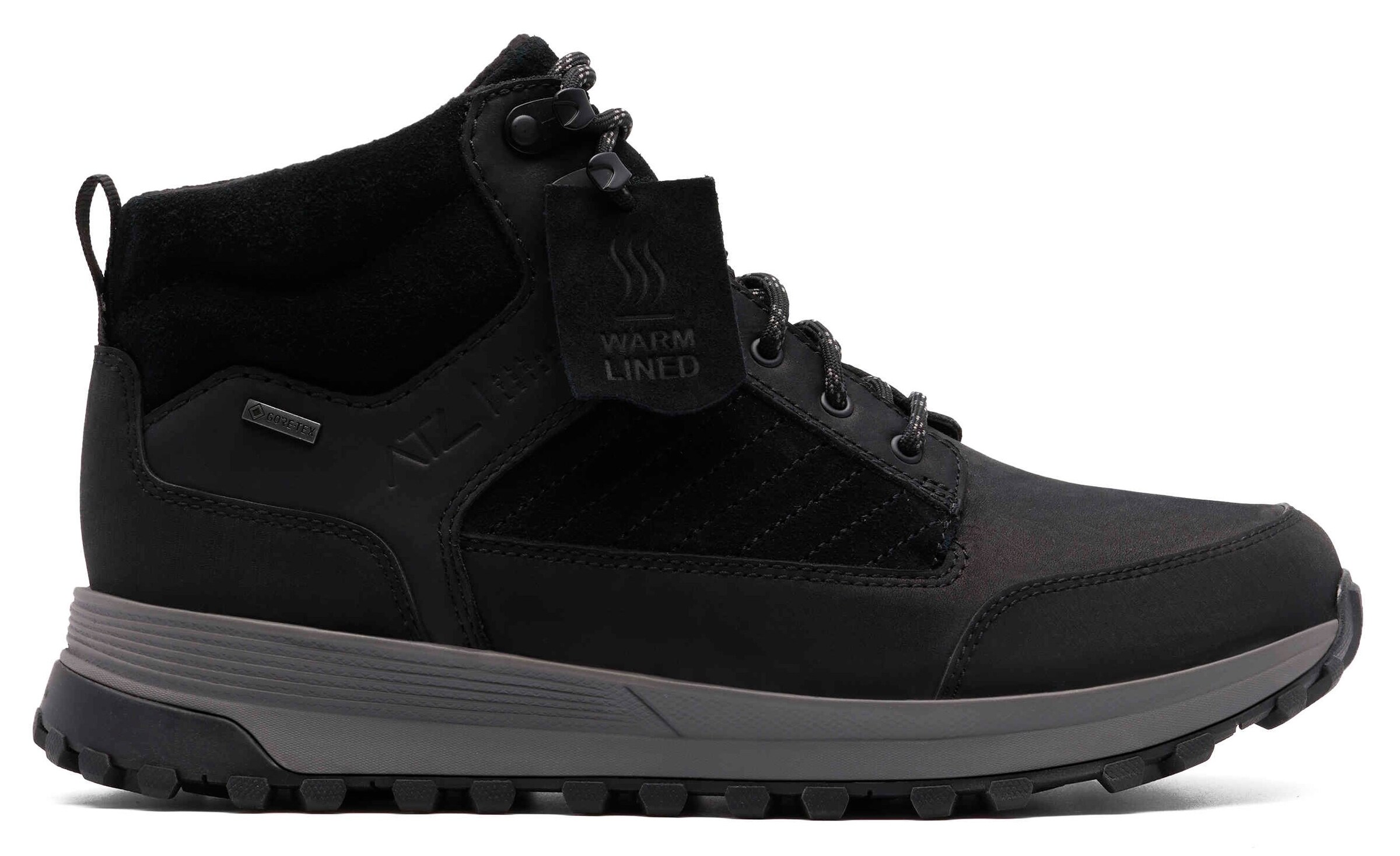 CLARKS Lace-Up Boots in Black