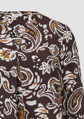 s.Oliver Blouse in Bruin
