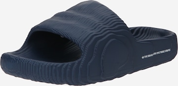 ADIDAS ORIGINALS - Zapatos abiertos 'Adilette 22' en azul: frente