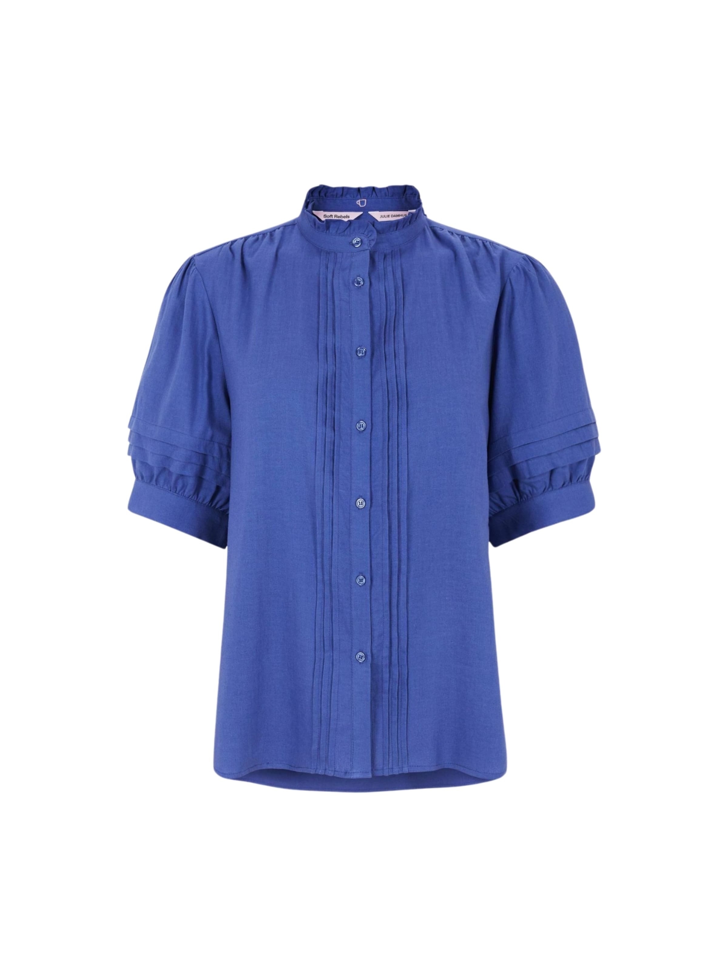 Soft Rebels Shirt ' SRYindi ' in Blau: Vorderseite