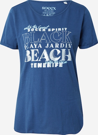 Soccx T-Shirt in navy / hellblau / weiß, Produktansicht