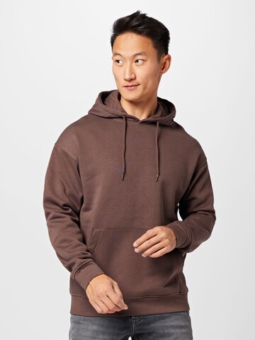 JACK & JONES Sweatshirt 'BRINK' in Brown: front