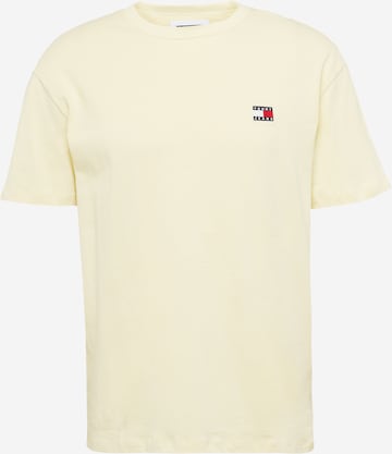 T-Shirt Tommy Jeans en jaune : devant