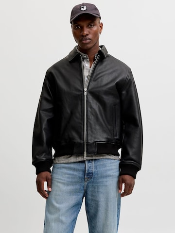 Giacca di mezza stagione di JACK & JONES in nero: frontale