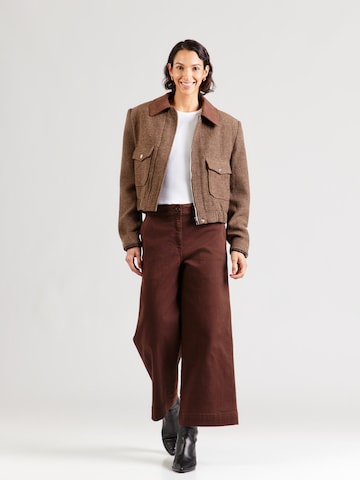 Calvin Klein Jeans Wide leg Byxa i brun