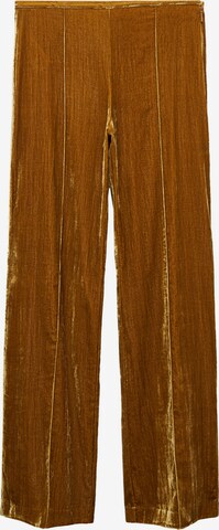 Loosefit Pantalon à plis 'Julio' MANGO en marron : devant