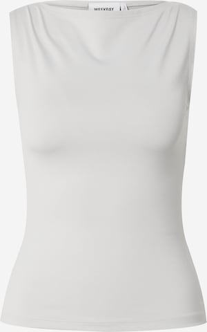 WEEKDAY Top 'Annie' in Grau: Vorderseite