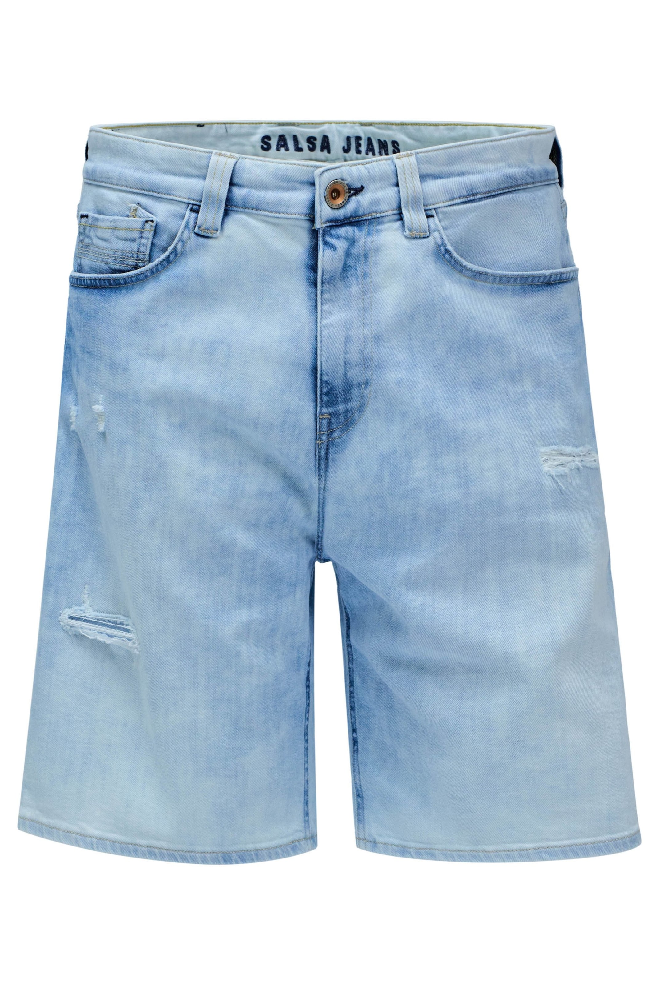 Salsa Jeans Shorts in Blau: Vorderseite