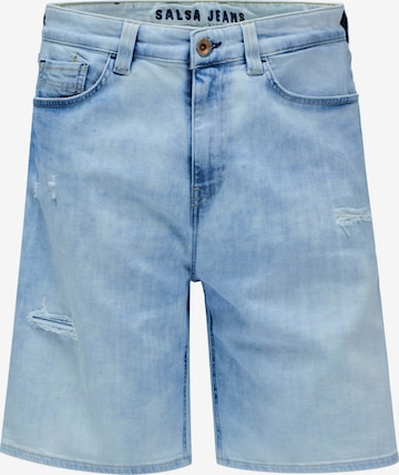 Shorts de bain Salsa Jeans en bleu : devant