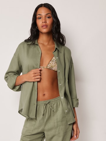 CALZEDONIA Bluse in Grün