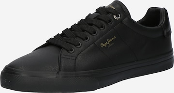 Pepe Jeans Низкие кроссовки 'KENTON RISE' в Черный: спереди