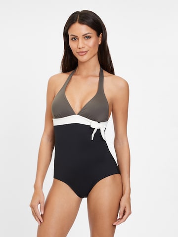 s.Oliver Triangle Shaping Swimsuit in Green: front