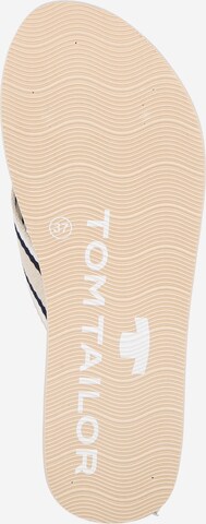 TOM TAILOR - Sandalias de dedo en beige