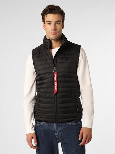ALPHA INDUSTRIES Φθινοπωρινό και ανοιξιάτικο μπουφάν σε μαύρο, Άποψη προϊόντος