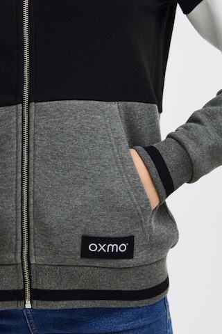 Oxmo Zip-Up Hoodie 'Omanna' in Grey
