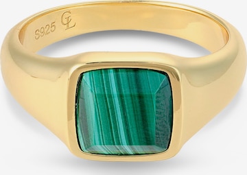 Commen Lines Ring in Gold: front