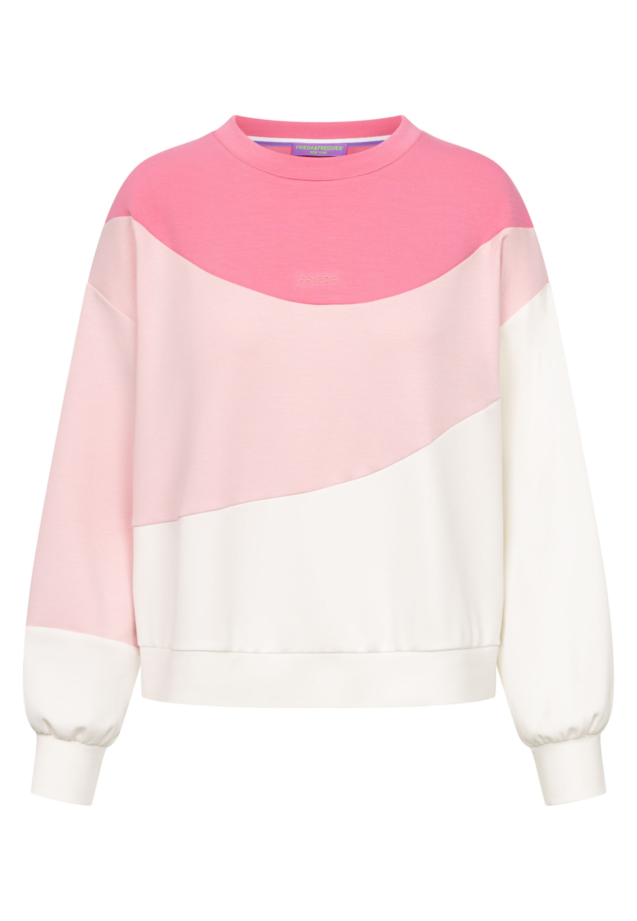 Frieda & Freddies NY Sweatshirt in Pink: front