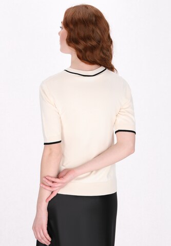 DreiMaster Klassik Sweater 'Classic Look' in Beige