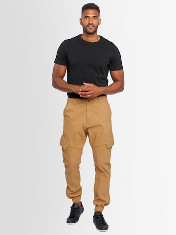 Alessandro Salvarini Tapered Broek 'AS274' in Beige