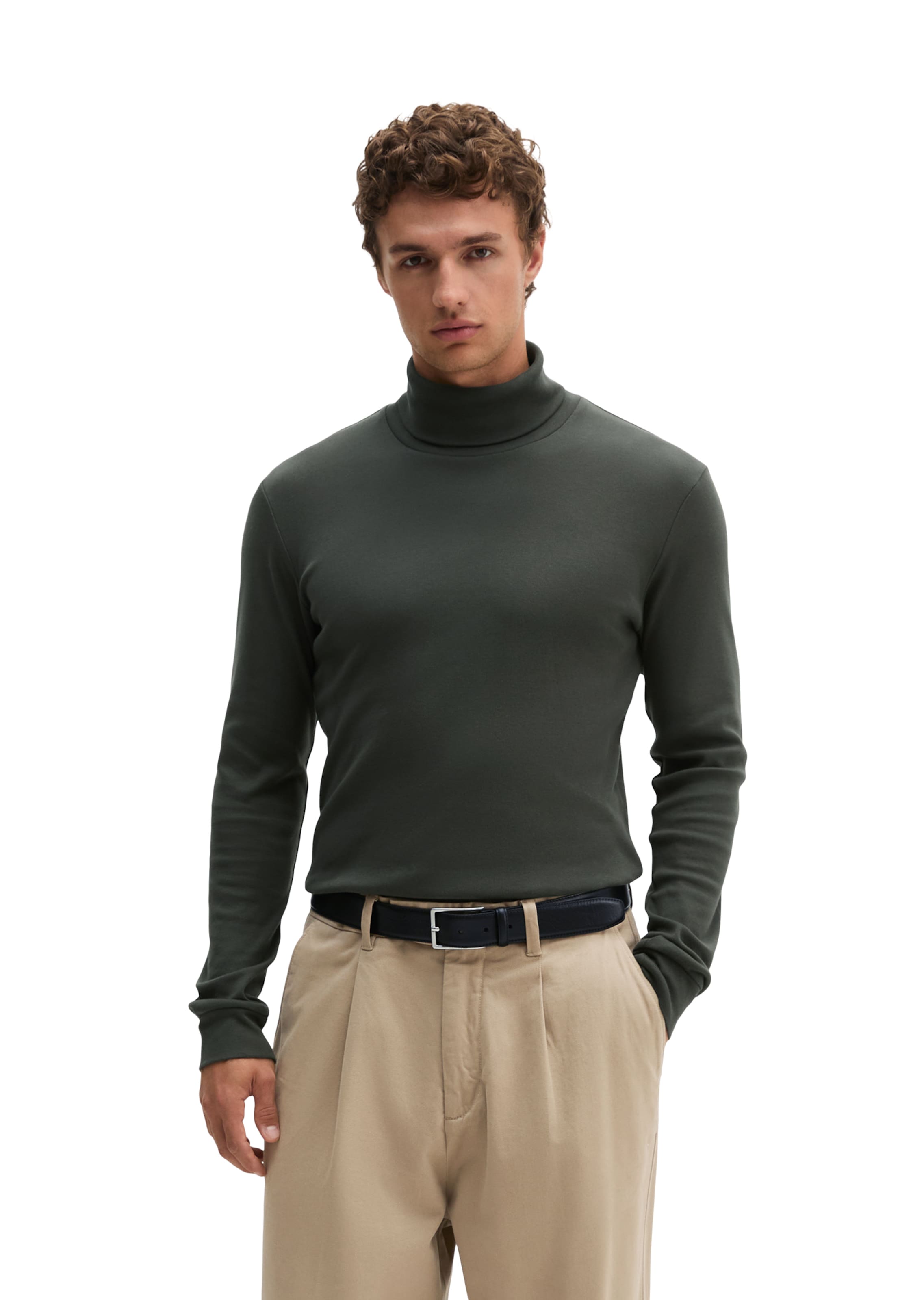Marc O'Polo Shirt in Brown: front