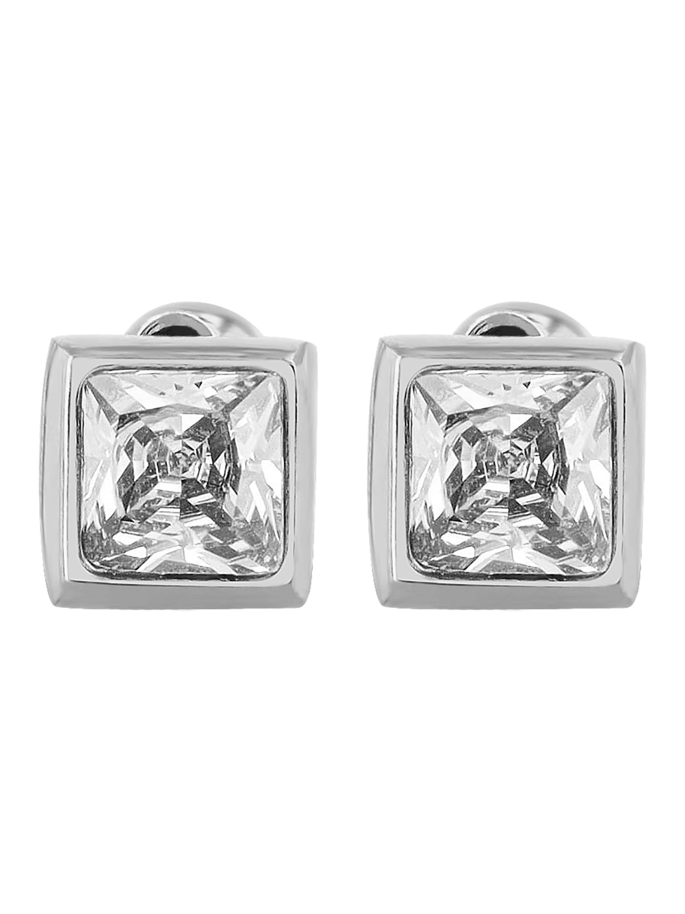 Akzent Earrings 'Nura, langlebig' in Silver: front