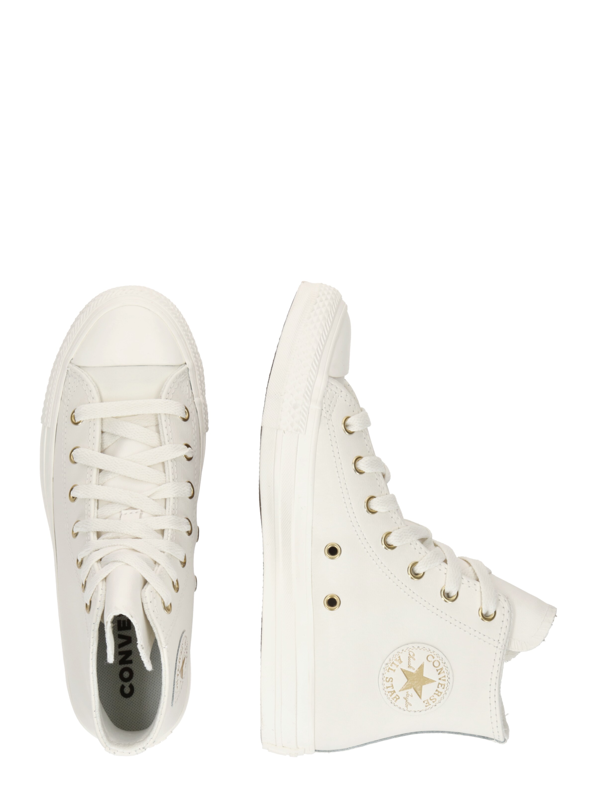 CONVERSE - Sapatilhas 'ChuckTaylor All Star Gold Luxe' em branco