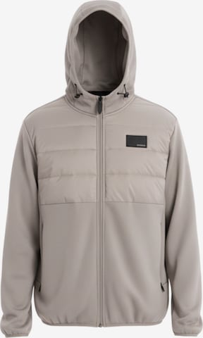 Ombre Jacke in Grau: Vorderseite