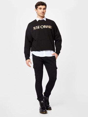 Just Cavalli Sweatshirt 'SOHO' in Black