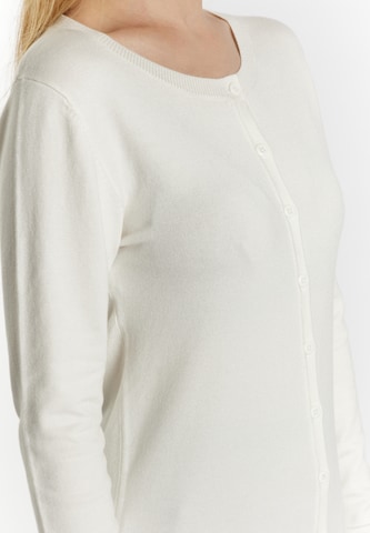 Cardigan 'Nowles' usha BLACK LABEL en blanc