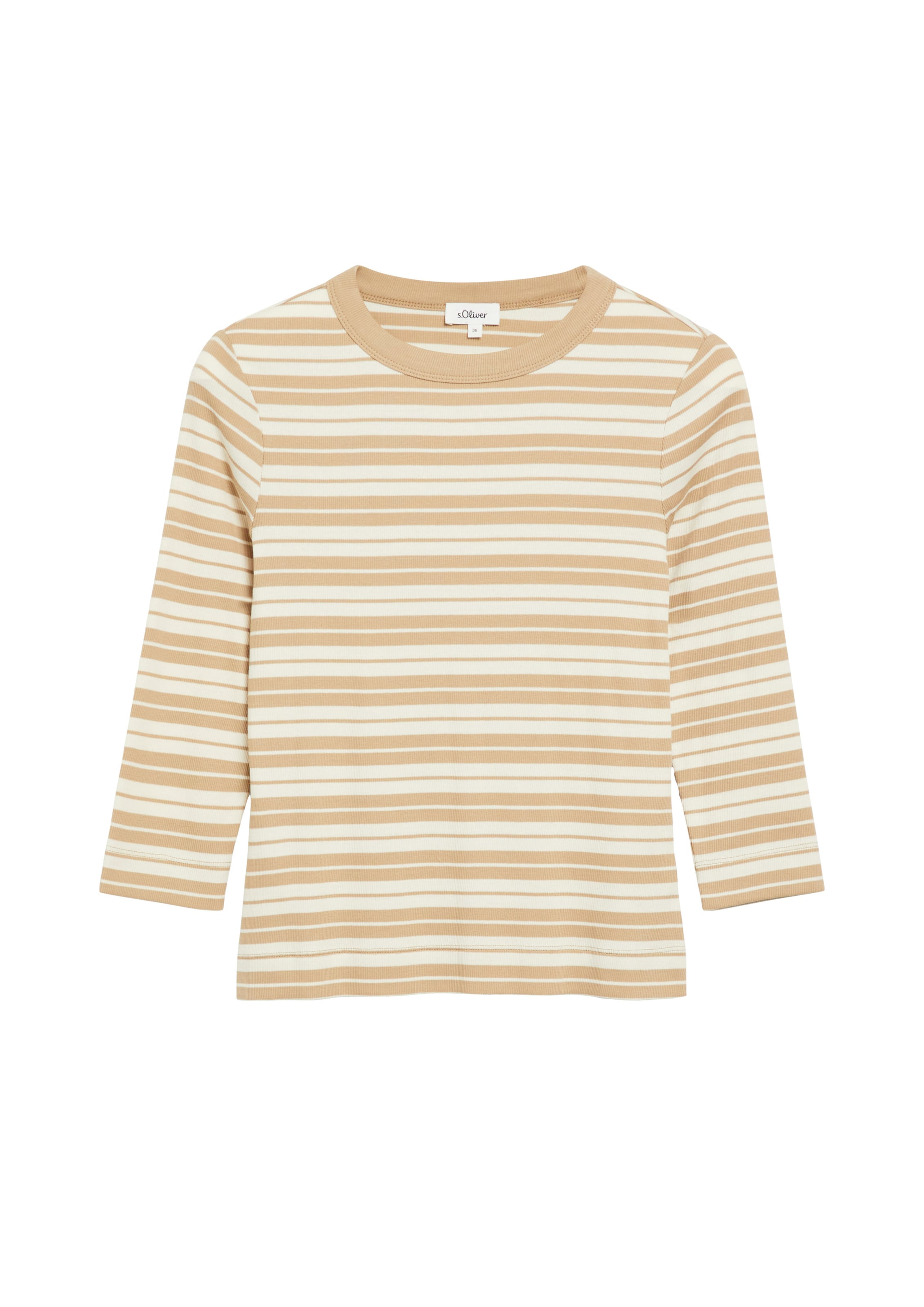 T-shirt s.Oliver en beige : devant