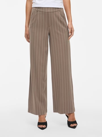 VILA Wide leg Broek 'VIVarone' in Bruin: voorkant