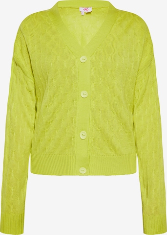 MYMO Knit cardigan in Yellow: front