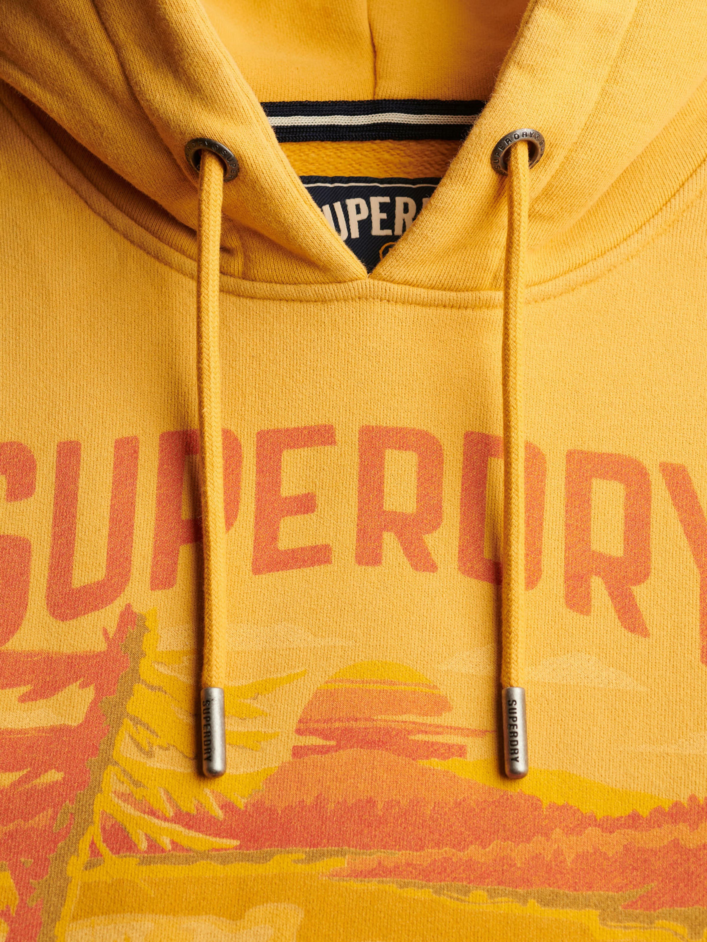 Bluză de molton 'OUTDOORS MOUNTAIN' de la Superdry & Co pe galben