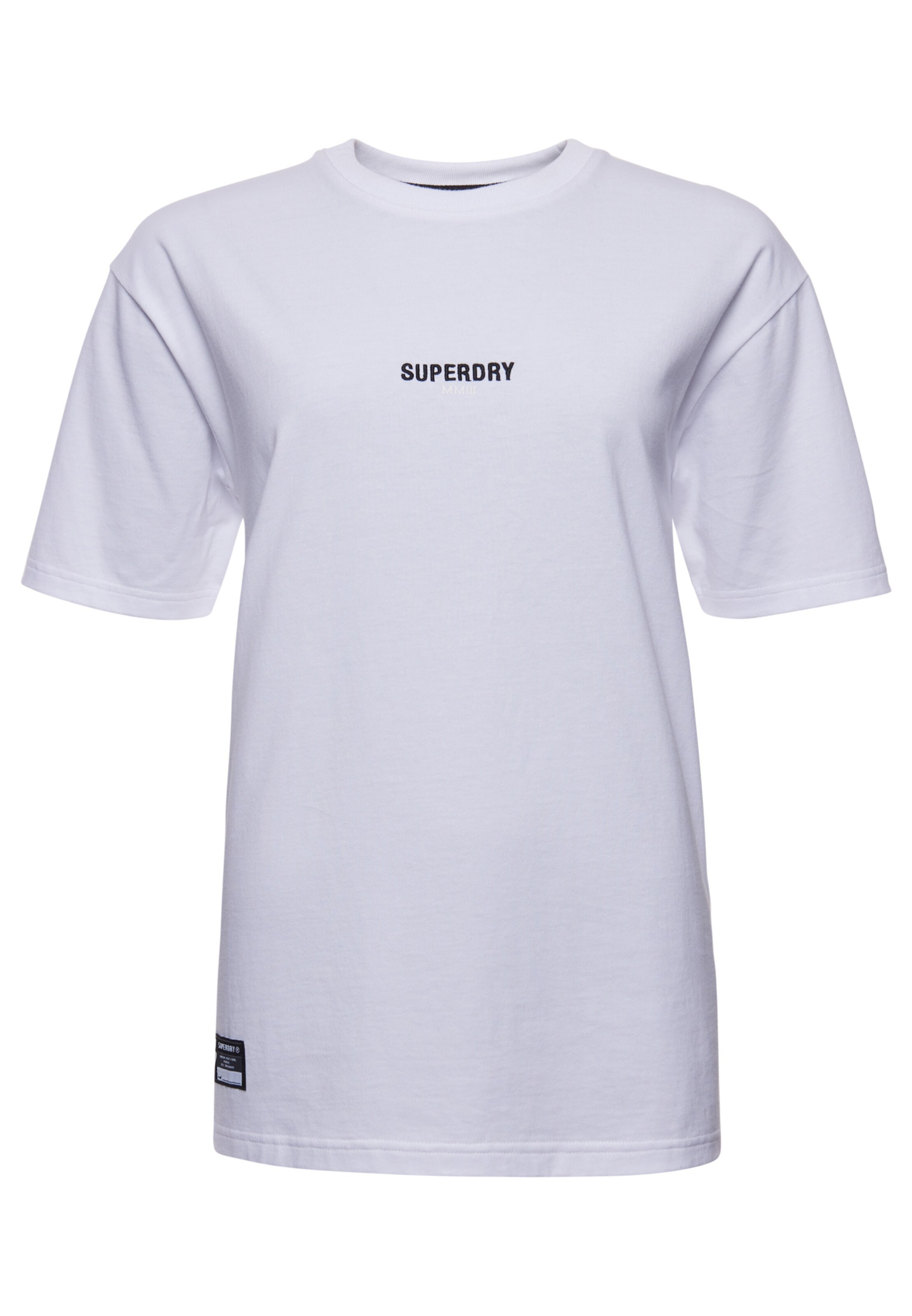 Frauen Shirts & Tops Superdry T-Shirt 'Code Micro' in Weiß - EX94704