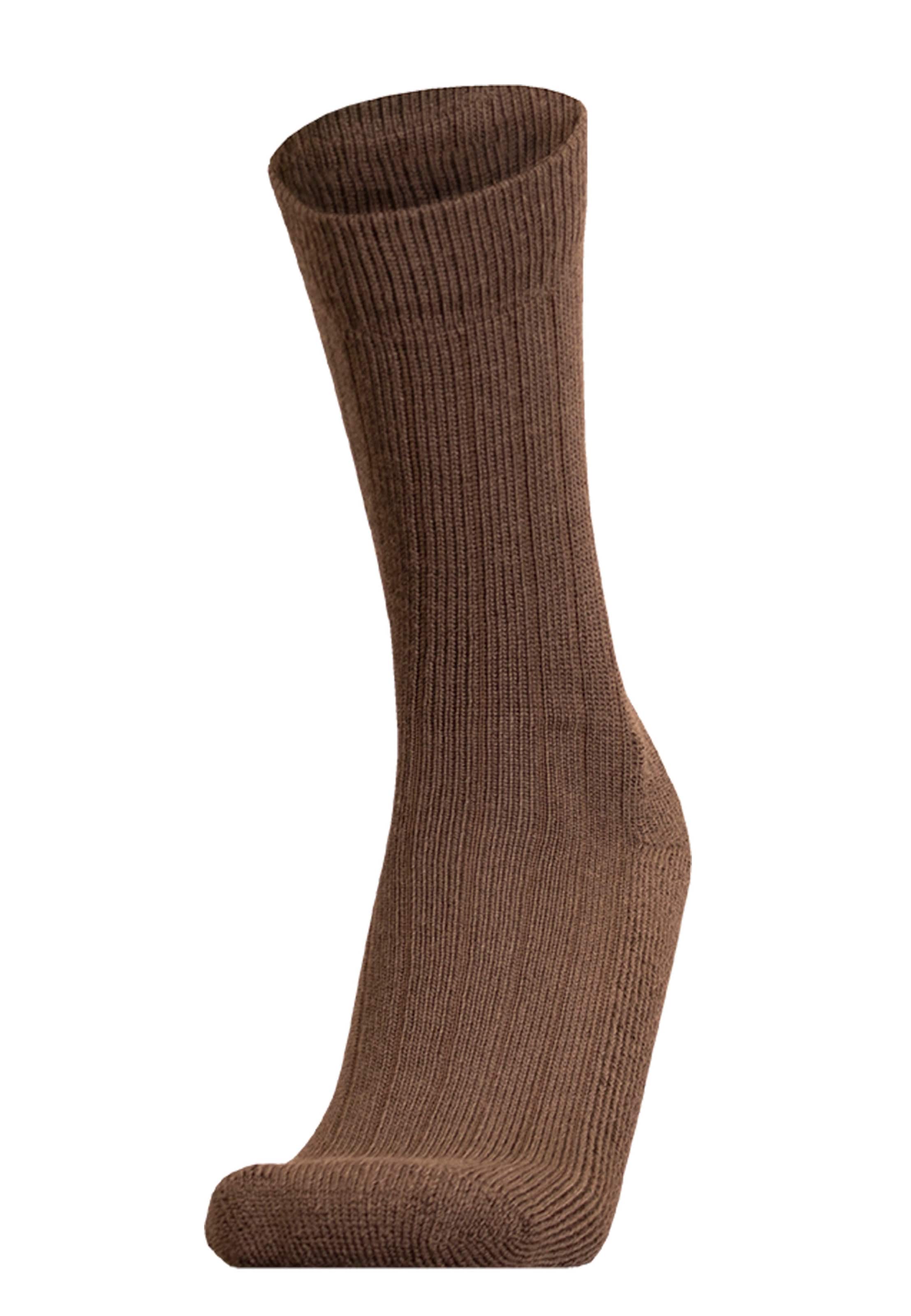 UphillSport Athletic Socks 'KALDO' in Brown: front