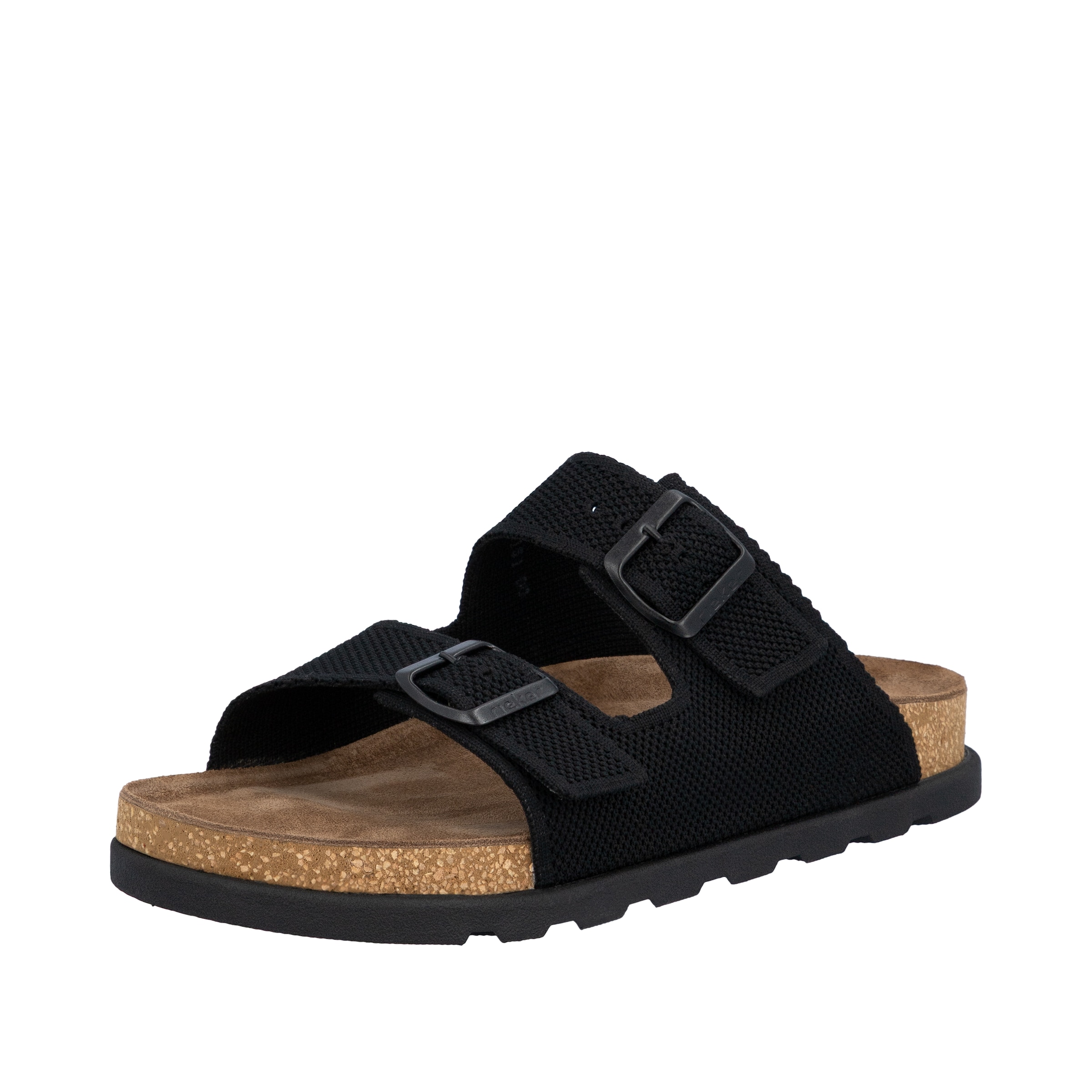 Rieker Mules in Black: front