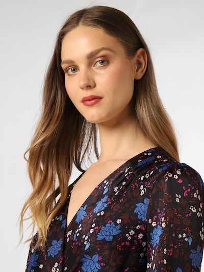 Marie Lund Dress in Marine blue / Dark blue / Bordeaux / White, Item view