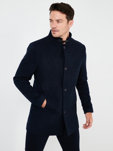 Buratti Winter Coat in Blue: front