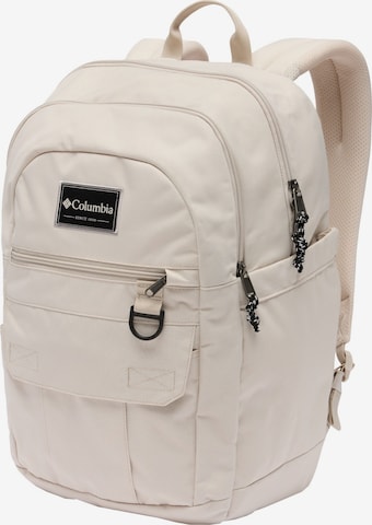 Sac à dos COLUMBIA en beige : devant