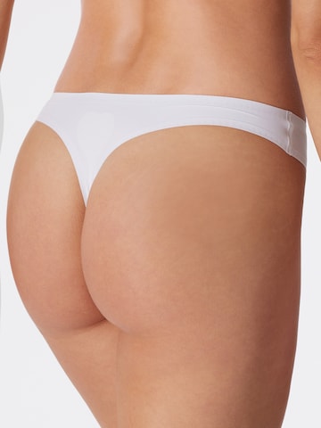 SCHIESSER Thong ' Invisible Soft ' in White