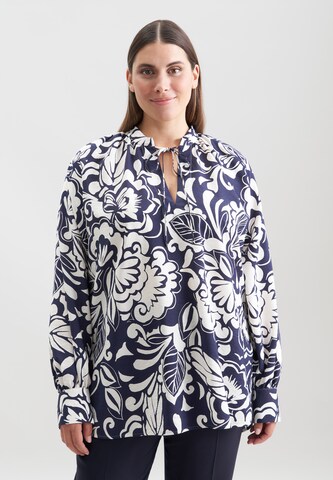 SEIDENSTICKER Blouse in Blauw: voorkant
