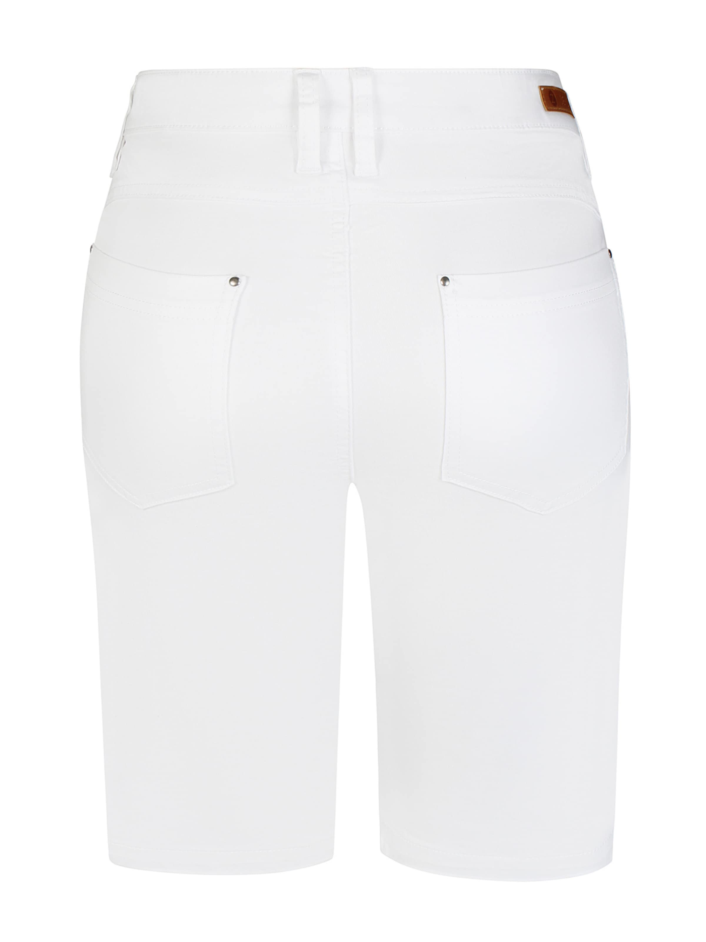 ze-ze Slimfit Bukser 'Sanne 347' i hvid