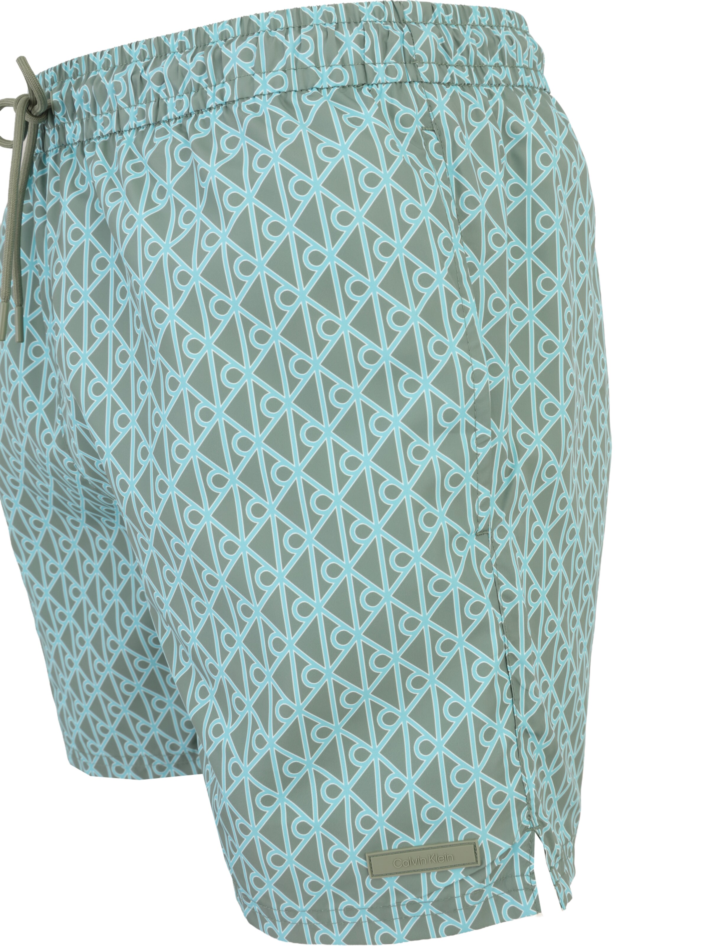 Calvin Klein Swimwear Plavecké šortky – zelená