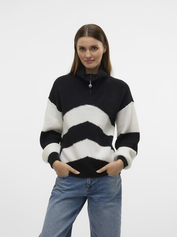 Pull-over 'Raisa' VERO MODA en noir : devant