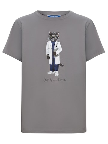 Cat e Lolette Bluser & t-shirts 'Doctor Cat' i grå: forside