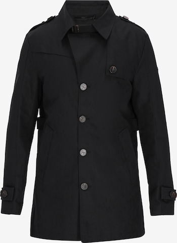 DreiMaster Klassik - Sobretudo meia-estação em preto: frente