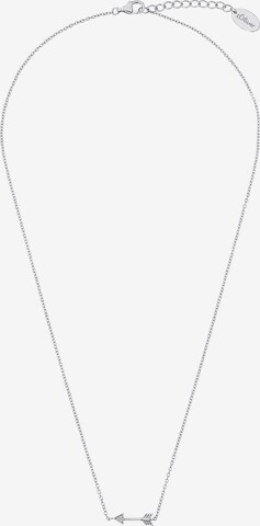 s.Oliver Necklace in Silver: front