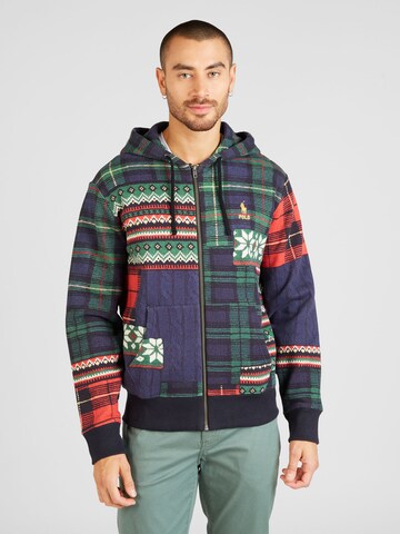 Polo Ralph Lauren Sweatjacke in Mischfarben: predná strana